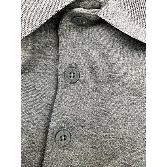 Adidas Golf Polo Shirt 2XL Gray Recycled Polyester Short Sleeve Men's Top - Picture 6 of 9